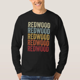 Camiseta Redwood Texas Redwood TX Retro Vintage Text
