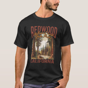 Camiseta Redwood USA National Park Vintage California Outdo