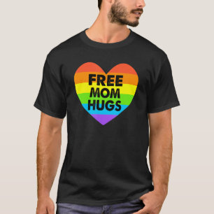 Camiseta Ree Mãe Abraça Orgulho Arco-Íris Lgbt