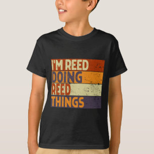 Camiseta Reed Retro Fazendo Coisas de Reed Piada de Anivers