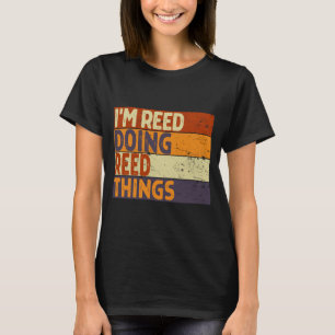 Camiseta Reed Retro Fazendo Coisas de Reed Piada de Anivers