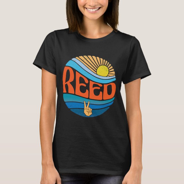 Camiseta Reed Vintage Sunset Reed Groovy Tie Dye (Frente)