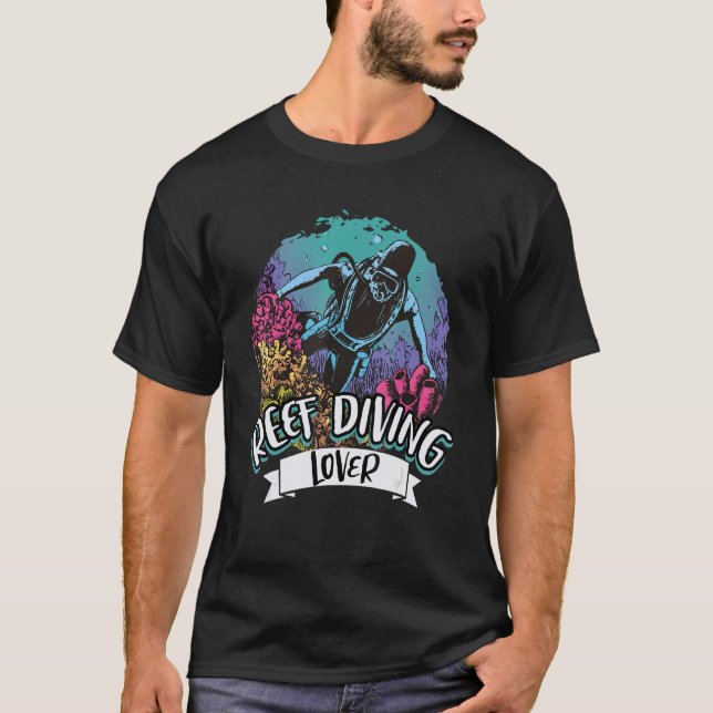Camiseta Reef Diving Lover Coral Reefs (Frente)
