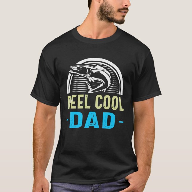 Camiseta Reel Cool Dad Fishing Swordfish Fathers Day (Frente)