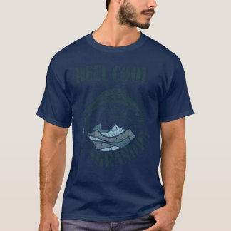 Camiseta Reel Cool Grandpa Fishing Dad Gifts Fathers Day Fi