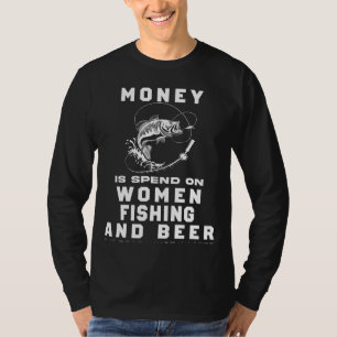 Camiseta Reel e Roar! Engraçado, a maior parte do meu dinhe
