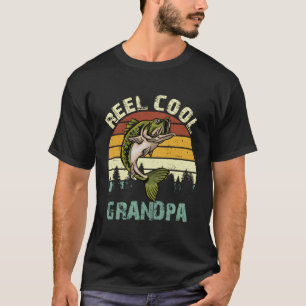 Camiseta Reel Grandpa A Pescar Pai Ou Avô