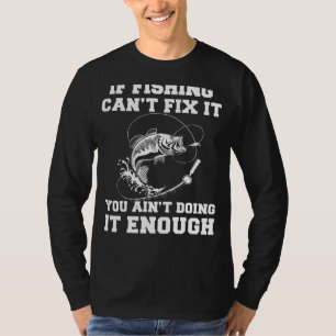 Camiseta Reel in the Laughs: Se a Capa de Pescar Conserta, 