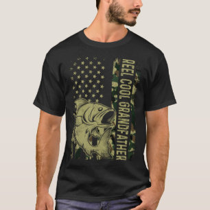 Camiseta Reel Legal Avô Camouflage American Flag Fis