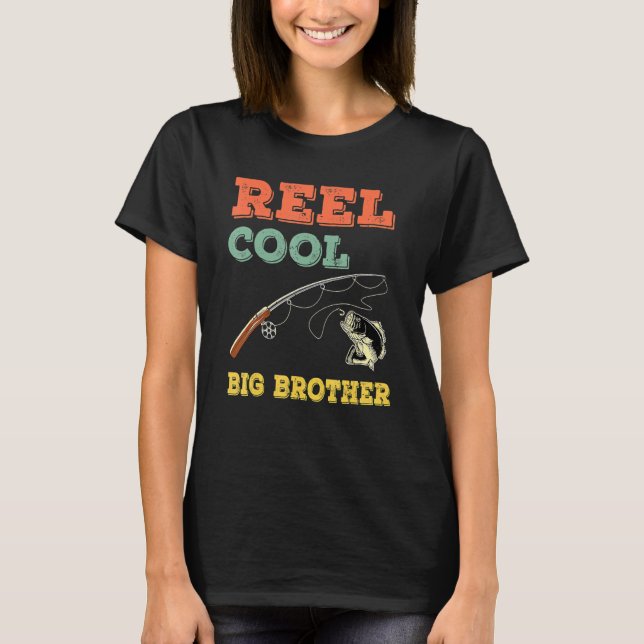 Camiseta Reel Legal Big Brothers Velho Irmãos Pescar (Frente)
