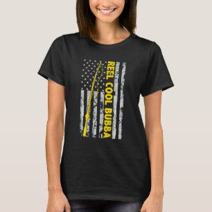 Camiseta Reel Legal Bubba Pesca pavilhão americano B