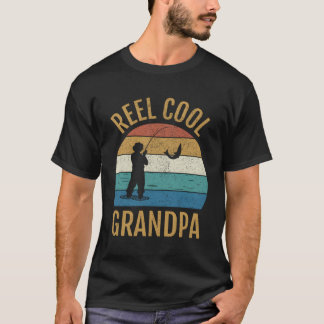Camiseta Reel Legal Grandpa Vintage Retro Pescador Presente