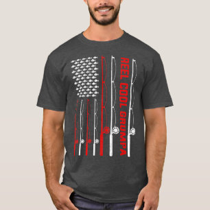 Camiseta Reel Legal Grumpa Pesca Dia de os pais pavilhão am