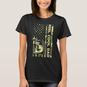 Camiseta Reel Legal Pai Pescador Pai Pesca Patriótica S