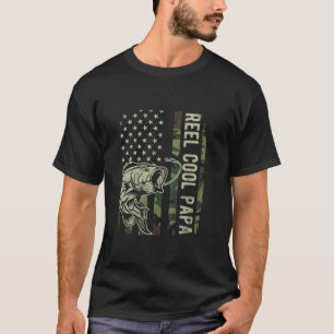 Camiseta Reel Legal Papa Camouflage Pais Da Bandeira Americ