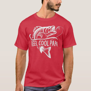 Camiseta Reel Legal Papa Pai Pesca Peixe Feliz Fa