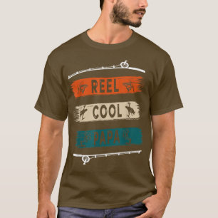 Camiseta Reel Legal Papa Pescador Engraçado Chá de Pesca