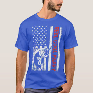 Camiseta Reel Legal Pappy USA Bandeira Dia de os pais
