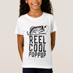 Camiseta Reel Legal Pop-Pop a Pesca Funny Avô Pop Gif