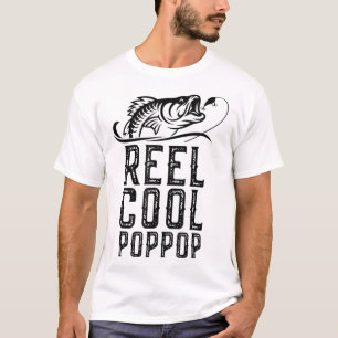Camiseta Reel Legal Pop-Pop a Pescar Vovô Engraçado Pop T-S