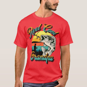 Camiseta Reel Legal Vovô Pesca Dia de os pais Avô