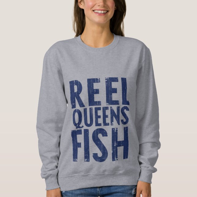 Camiseta Reel Queens Fish – Women’s Sweatshirt (Frente)