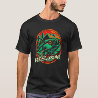 Camiseta REELaxing Fishing Motivational Quote Fisherman Ins