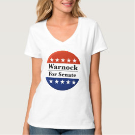 Camiseta Reeleger Raphael Warnock para o Senado dos EUA 202