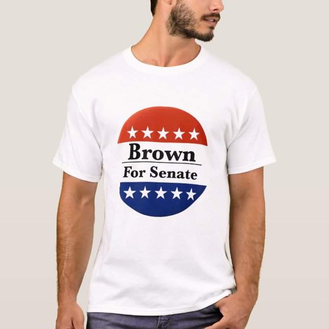 Camiseta Reeleita Sherrod Brown para o Senado dos EUA 2024 (Frente)