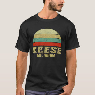 Camiseta REESE MICHIGAN Vintage Retro Sunset