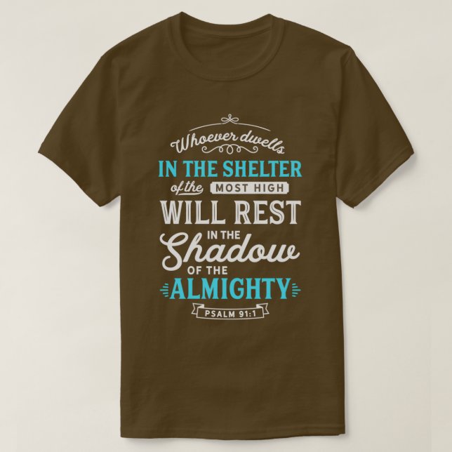 Camiseta Ref. de Proteção de Todo-Poderoso Da Cotação Versa (Frente do Design)