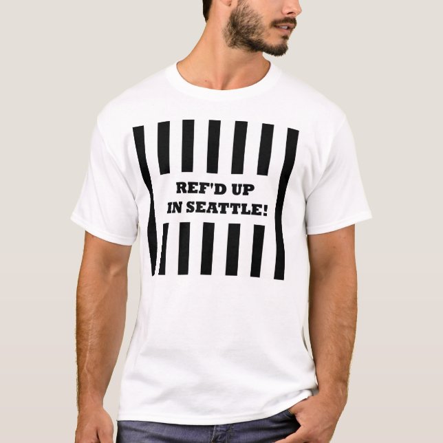 Camiseta Ref. em Seattle com referências de substituição (Frente)