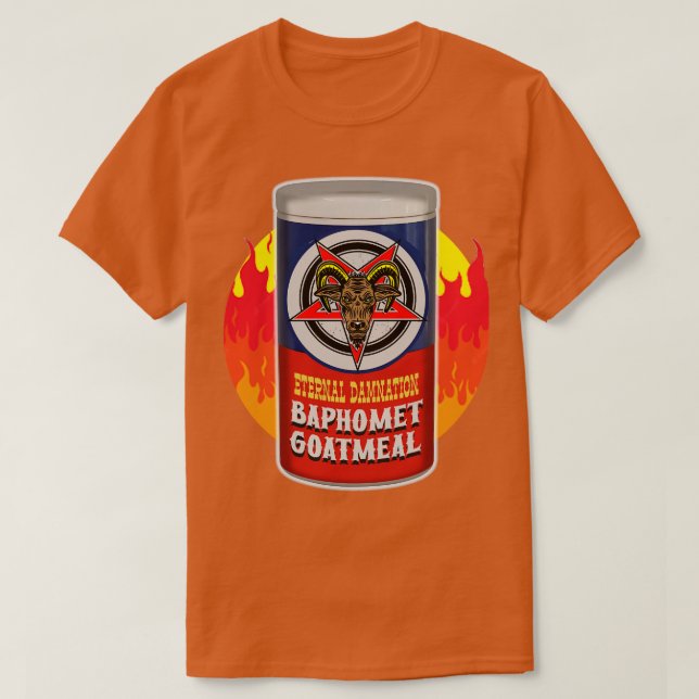 Camiseta Refeição De Caprinos Para O Quarto (Frente do Design)