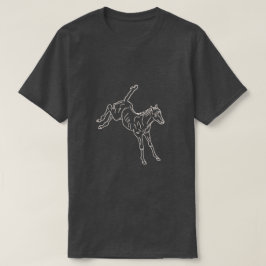 Camiseta Refeição de Cavalo - linha transparente.