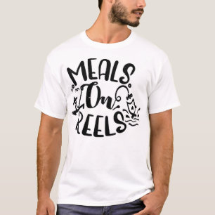 Camiseta Refeições De Pesca Engraçadas Em Lover De Enguias