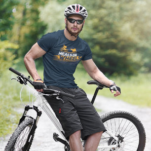 Camiseta Refeições em rodas Entusiastas do ciclismo se di