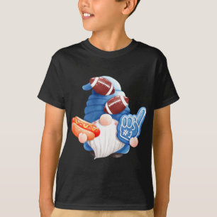Camiseta Referência do Pai de treinador do Gnomo Touchdown