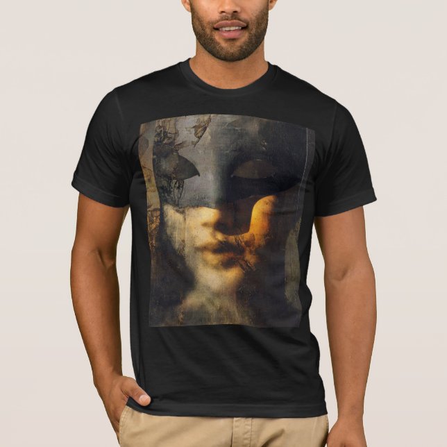 Camiseta Reflections of Intel — Gothic Surreal Wearable Art (Frente)