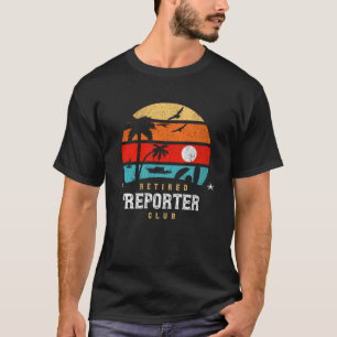 Camiseta Refletor Estilo de Retorna Ideia de Aposentação Re