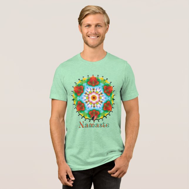 Camiseta Reflex Namaste Kaleidoscope (Frente Completa)