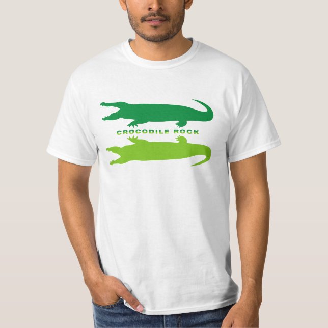 Camiseta Reflexão Crocodilo (Verde) (Frente)