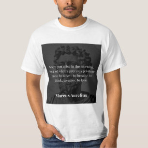 Camiseta Reflexão da Manhã de Marcus Aurelius