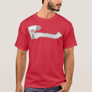Camiseta Reflexão do crânio Ax Classic TSirt