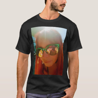Camiseta Reflexão dos óculos escuros