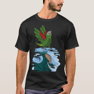 Camiseta Reflexão entre papagaio e dragão I Hahns Macaw 2
