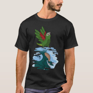 Camiseta Reflexão entre papagaio e dragão I Hahns Macaw 2