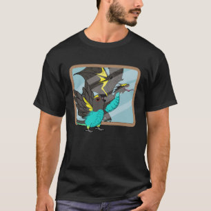 Camiseta Reflexão entre papagaio e dragão I Meyers Parrot 1