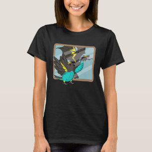 Camiseta Reflexão entre papagaio e dragão I Meyers Parrot 1