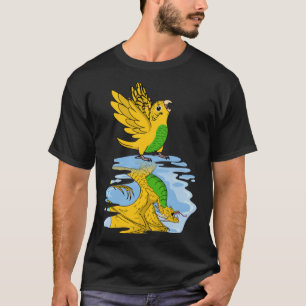 Camiseta Reflexão entre papagaio e dragão I Orçamento Amare