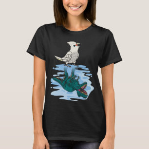 Camiseta Reflexão entre papagaio e rex I Goffins Cockatoo